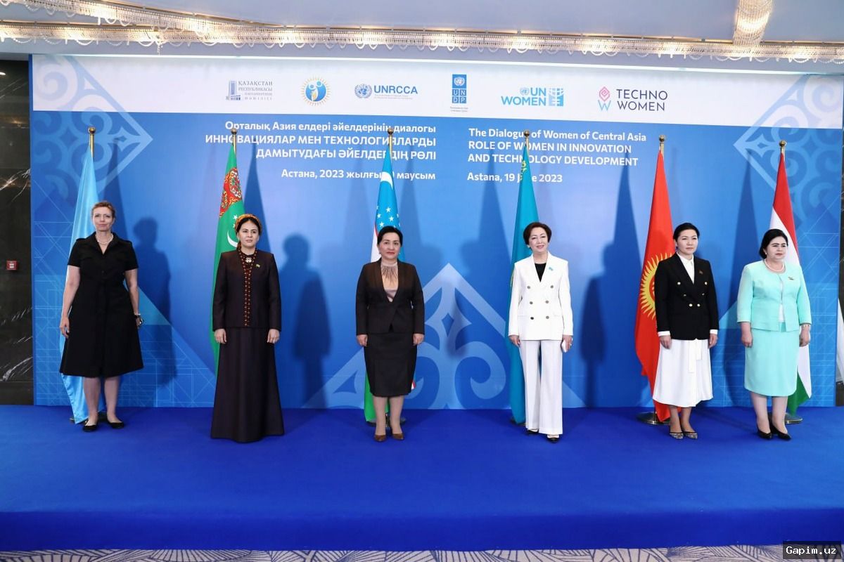 👩‍💼🤝 First Online Meeting of Central Asia and Azerbaijan Women's Dialogue Held Under Uzbekistan's Chairmanship