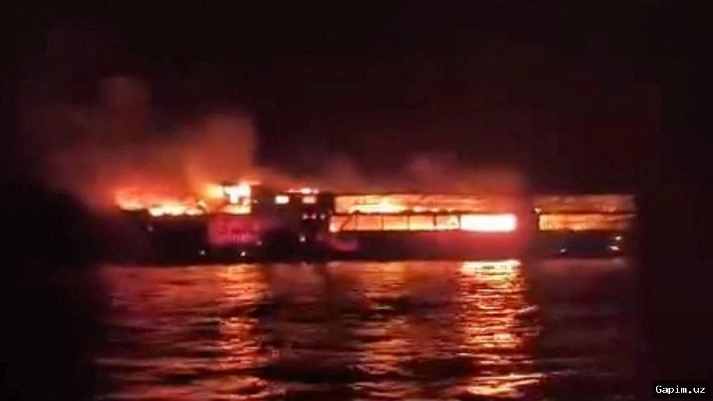 🚢🔥 Пожар на пароме в Филиппинах: 5 погибших, 87 пропавших без вести
