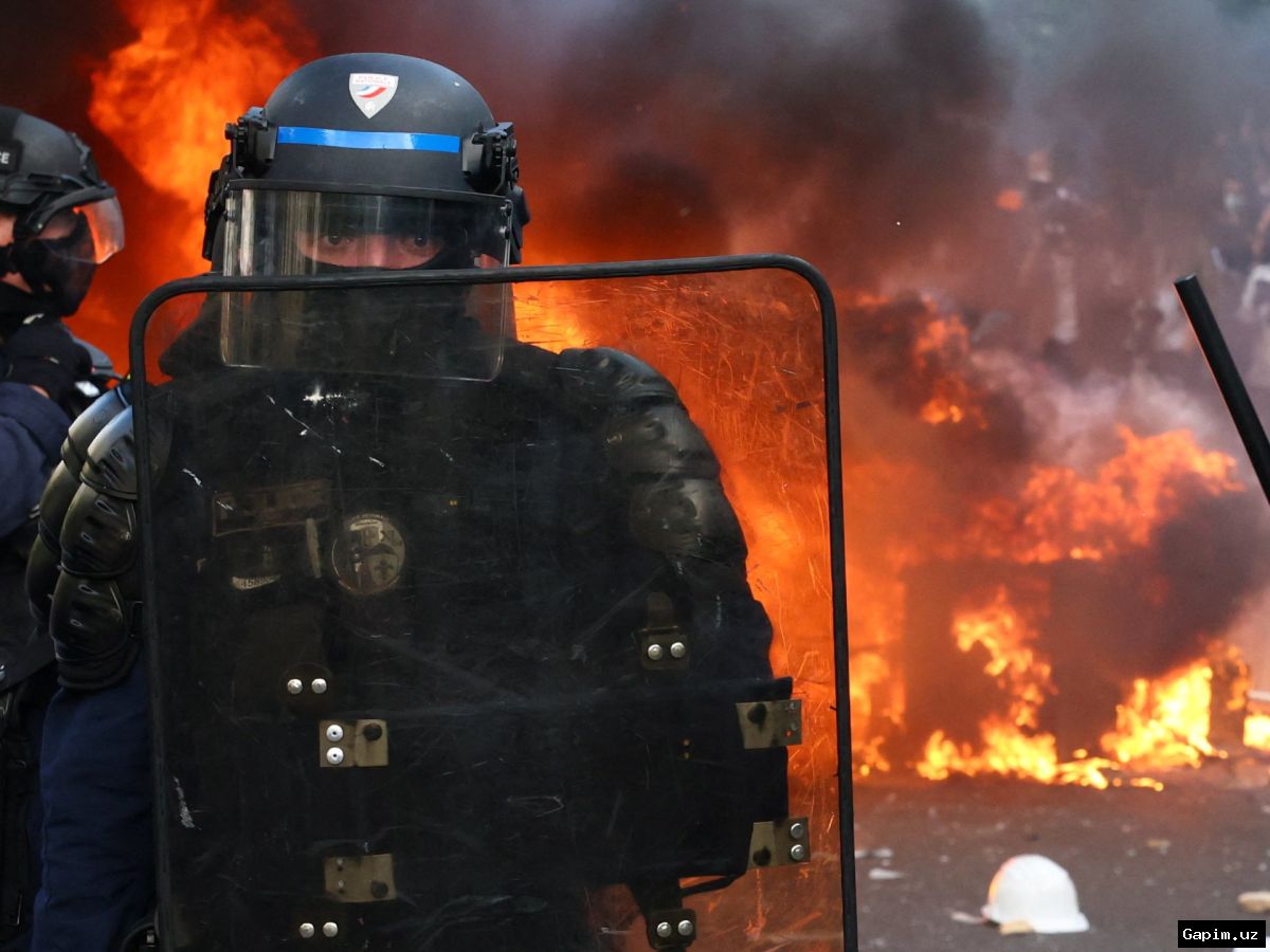 🇫🇷🔥 Fransiyadagi noroziliklar: Ommaviy tartibsizliklar, minglab hibsga olinganlar va Yevropa rejimining inqirozi
