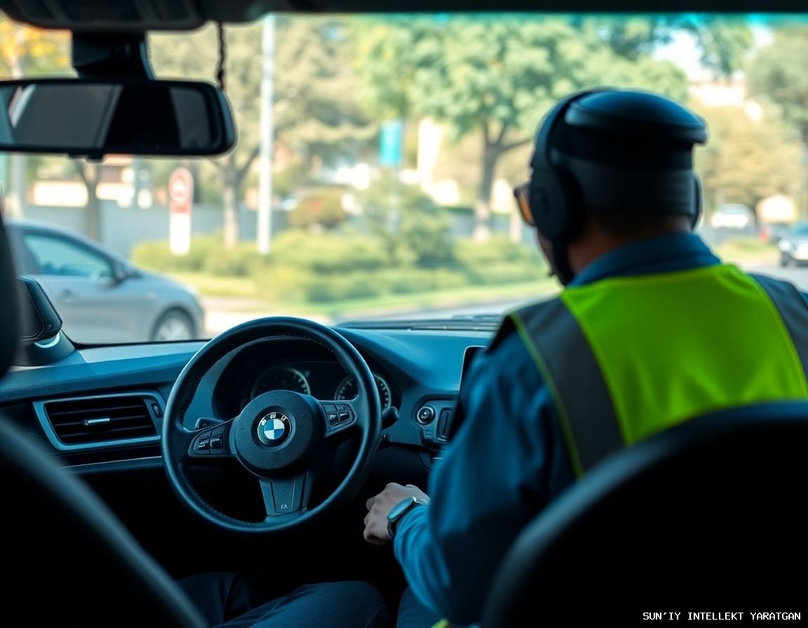 Toshkentda 10-sinf o‘quvchisi BMW boshqarib, YPX inspektorini urib ketdi