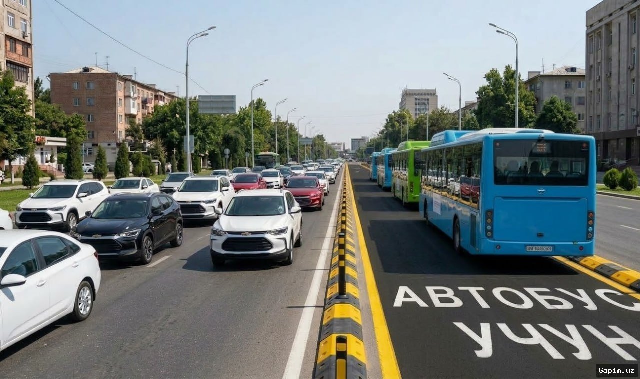 🚌🚦 Toshkentda jamoat transportidan foydalanuvchilar ulushi 2030-yilgacha 60 foizga oshiriladi