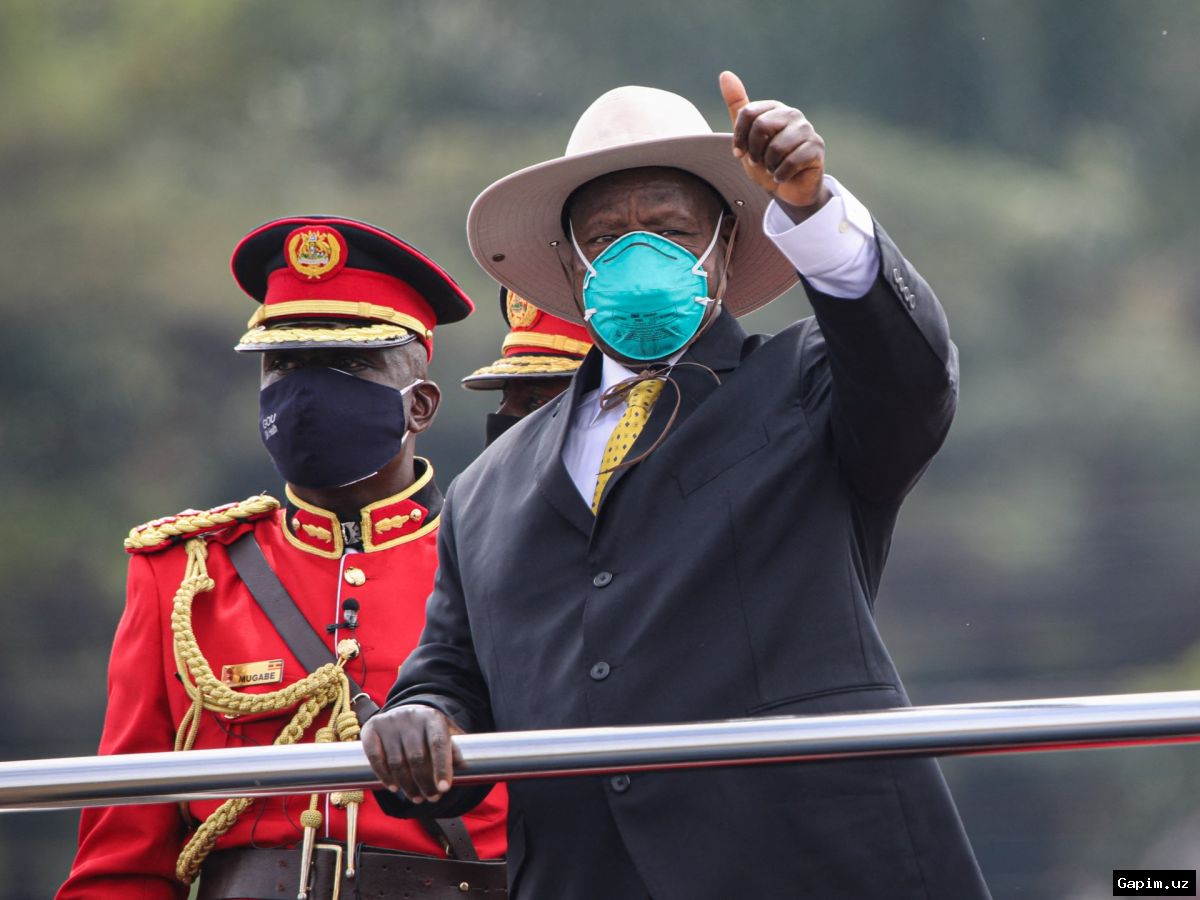 🇺🇬👑 Ugandada Prezident Museveni yettinchi muddatga qasamyod qildi
