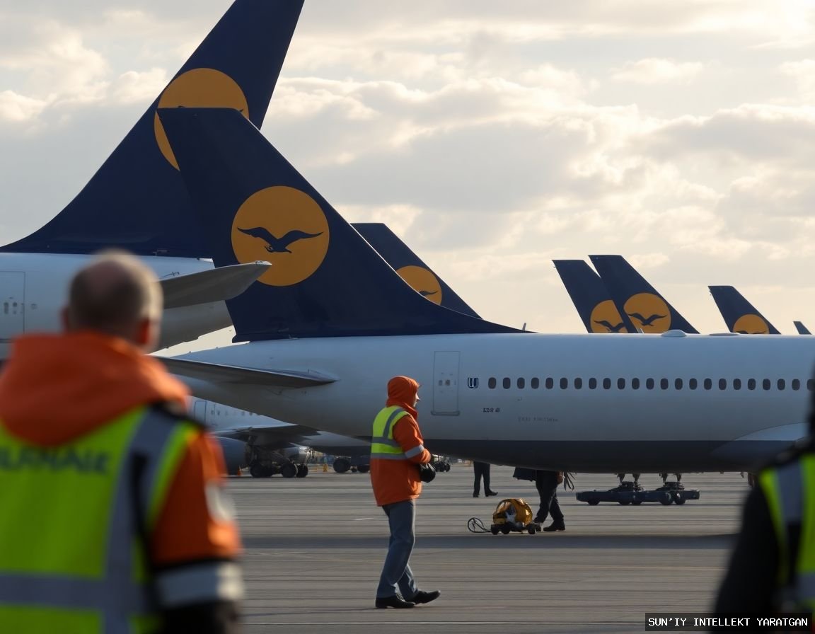 Lufthansa Staff Strike Leads to Mass Flight Cancellations in Germany
