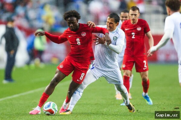 ⚽️🇨🇦 O‘zbekiston terma jamoasi Kanadaga 2:0 hisobida mag‘lub bo‘ldi