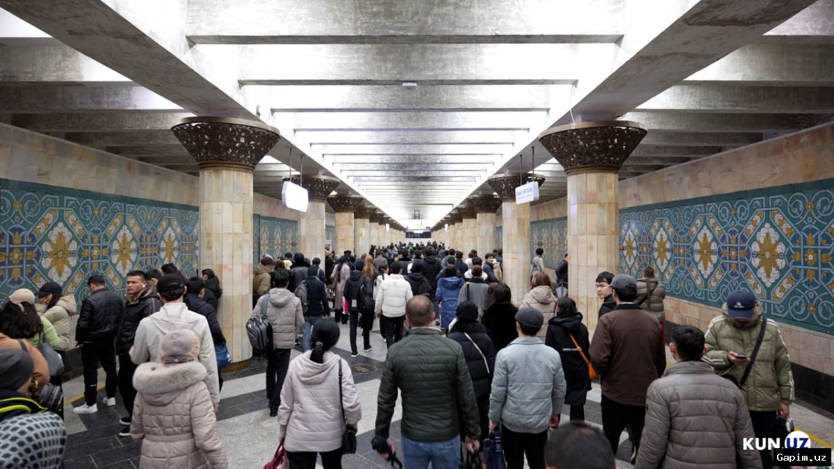 🚇🎉 Рекорд в Ташкентском метро: более 1,2 млн пассажиров за день