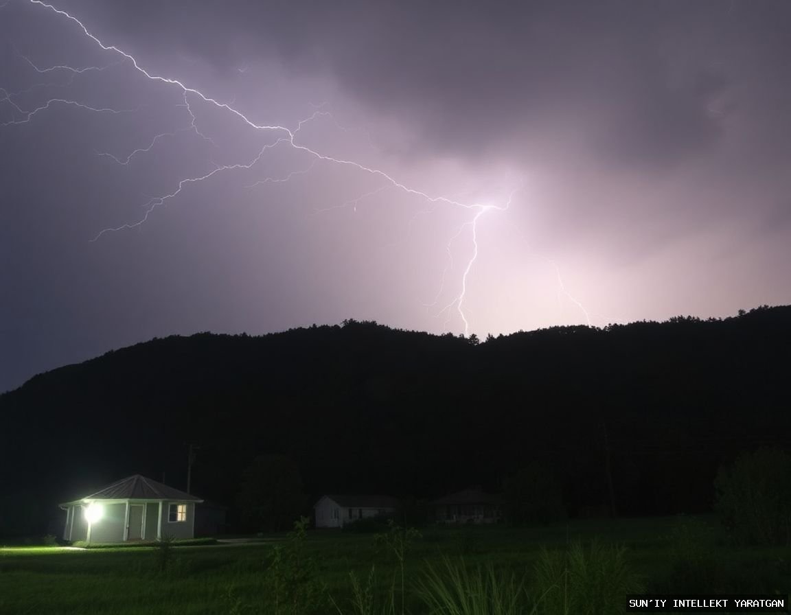 Farish District Authorities Deny Reports of 'Strong Lightning Strike'