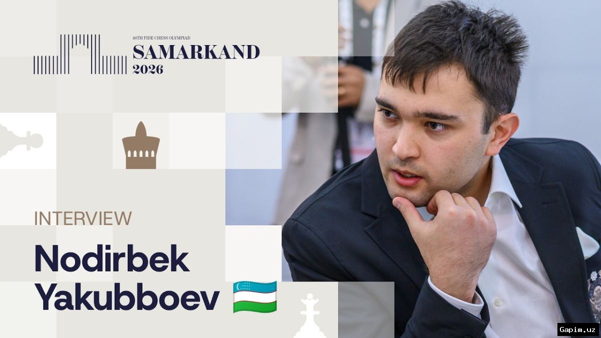 ♟️🥇 Samarqand shaxmat Olimpiadasida O‘zbekiston Hindistonni yutdi — Nodirbek Yoqubboyev va Rustam Qosimjonov g‘alabaga izoh berdi