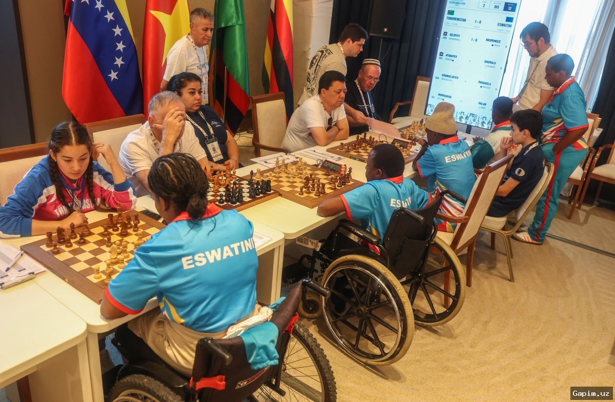 ♟️🥉 Сборная Узбекистана завоевала бронзу на шахматной Олимпиаде среди людей с инвалидностью