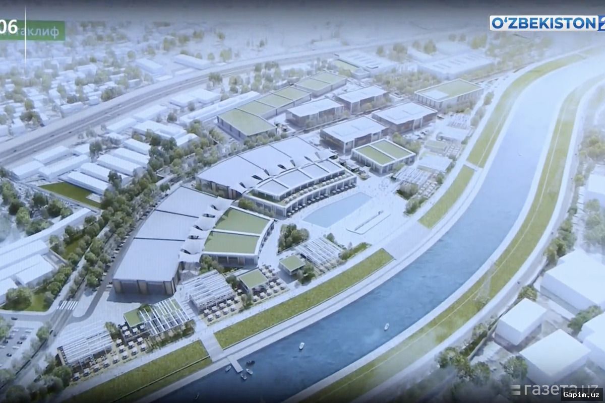 🏗️🌊 В Ташкенте представлена новая концепция «Daryo bo‘yi business city»