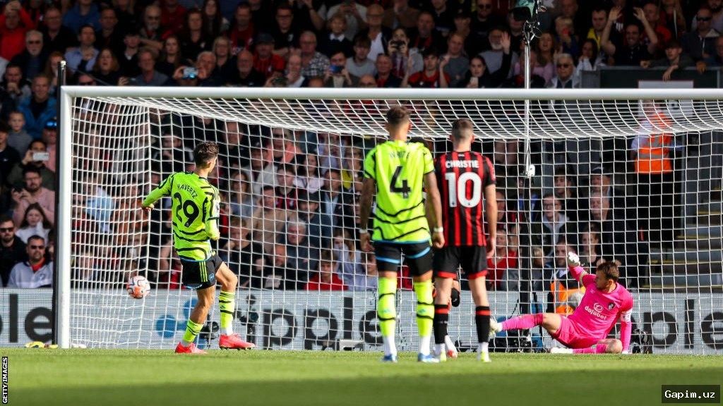 ⚽️🏆 Kai Havertzning so‘nggi daqiqadagi goli Arsenalga g‘alaba keltirdi