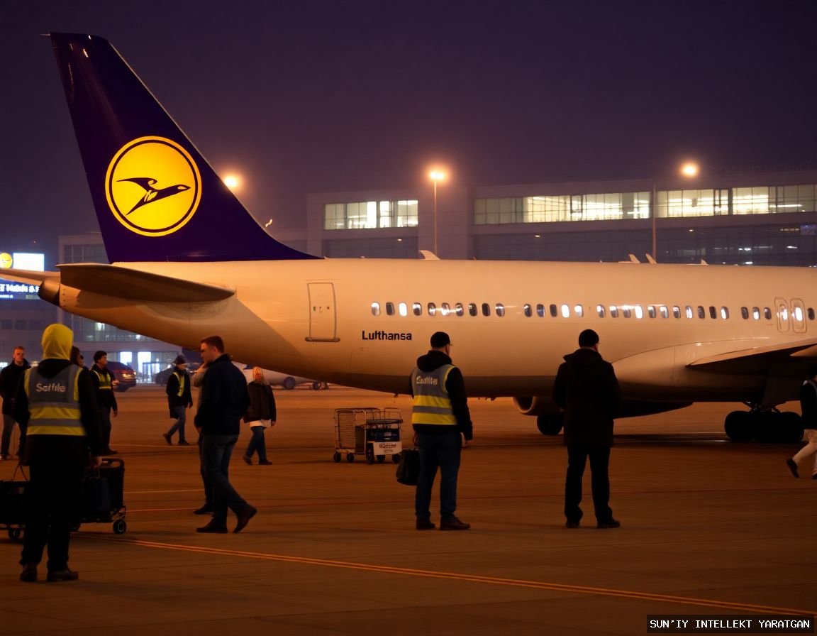 Lufthansa xodimlarining ish tashlashi Germaniyada reyslarning keng ko‘lamli bekor qilinishiga olib keldi