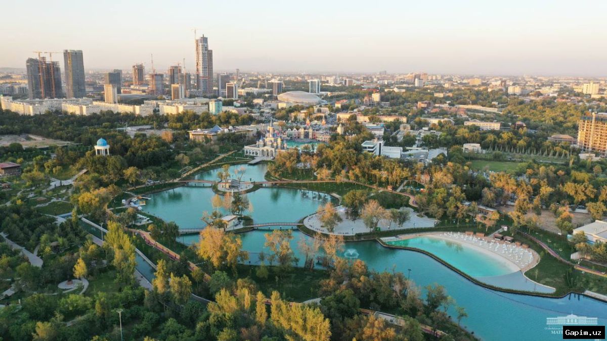 🌳🏞️ Toshkentning Shayxontohur tumanida yangi bog‘ va ko‘l barpo etiladi