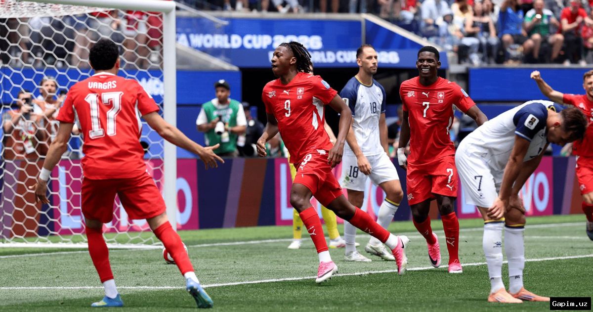 ⚽️🇨🇭 Switzerland thrash Bosnia 4-1 to top Group B