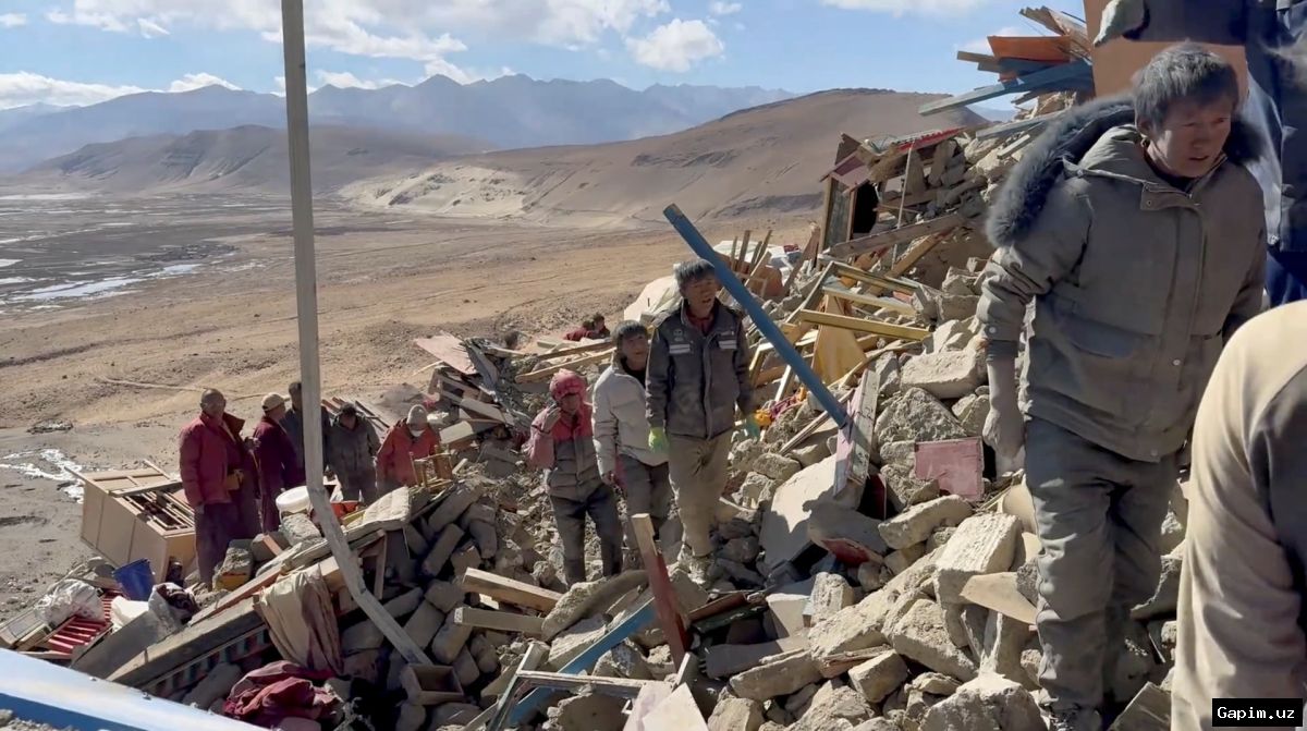 🌋🇨🇳 Powerful Magnitude 7 Earthquake Strikes China's Tibet Region Causing Casualties