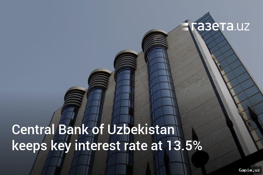 💰🏦 Markaziy bank asosiy stavkani 14 foizda saqlab qoldi