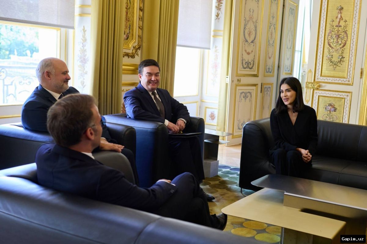 🇫🇷🤝 Head of Uzbekistan Presidential Administration meets Macron and UNESCO chief in France
