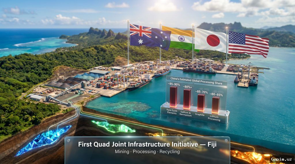 🌏⚓ Quad announces joint port development in Fiji: A new move to counter China's Pacific influence