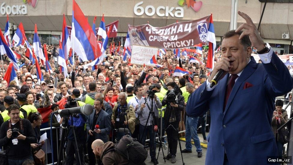 🗳️🔥 Милорад Додик заявил о фактическом распаде Боснии и Герцеговины
