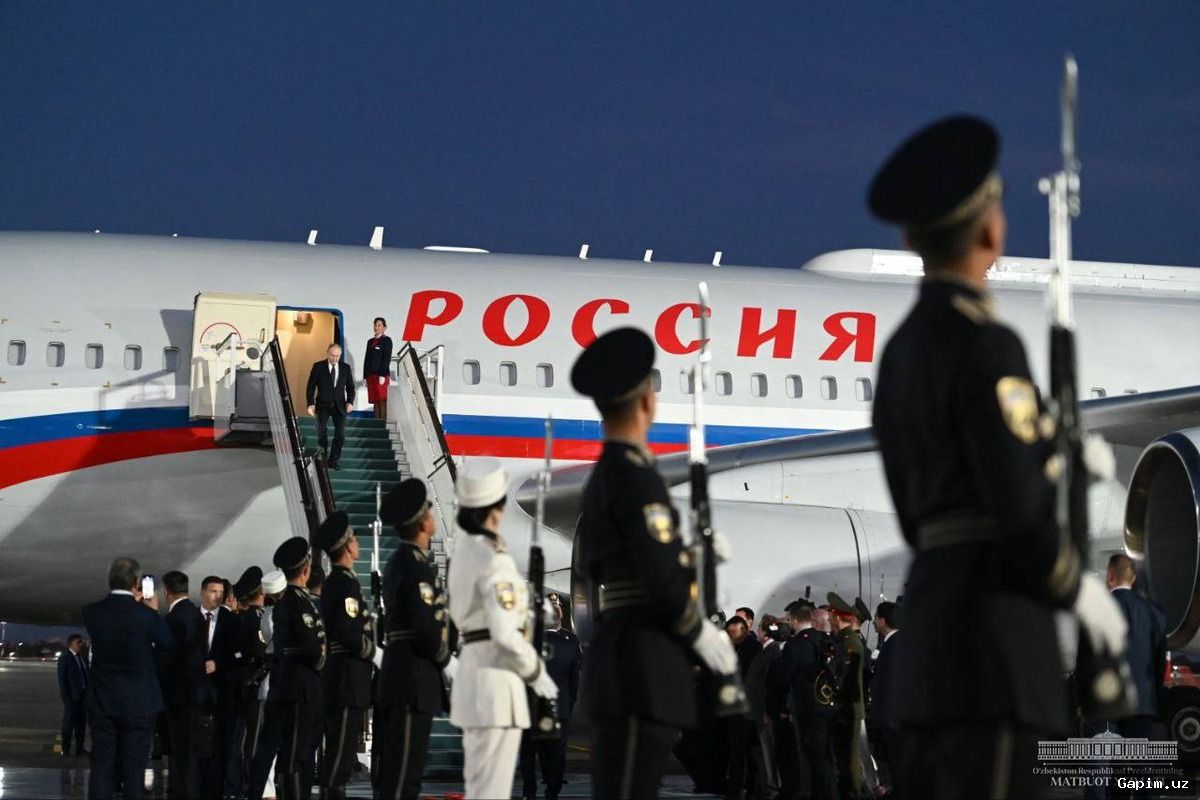 🇺🇿🇧🇾 Шавкат Мирзиёева торжественно встретили в международном аэропорту Минска
