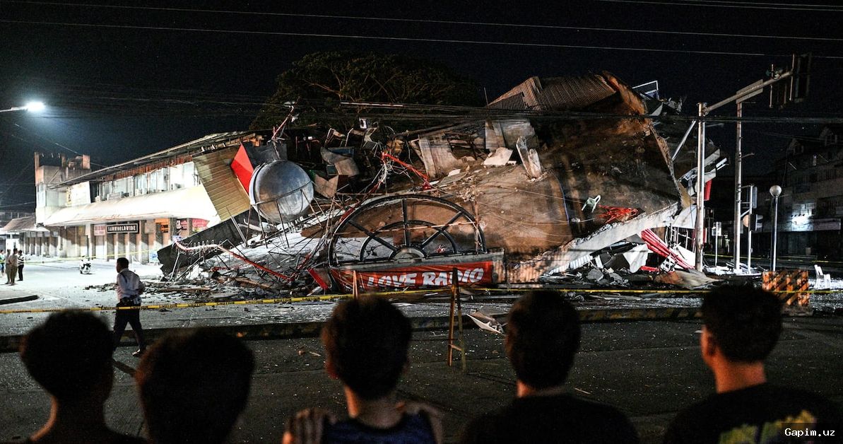 🌍🇵🇭 Filippinlardagi kuchli zilzila: 37 kishi halok bo‘ldi, 400 kishi yaralandi