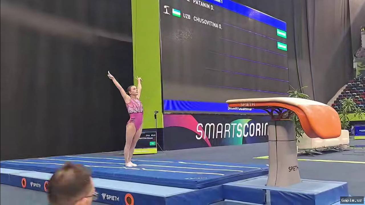 🏅🌟 Uzbek Gymnast Oksana Chusovitina Concludes World Cup Stage in Azerbaijan