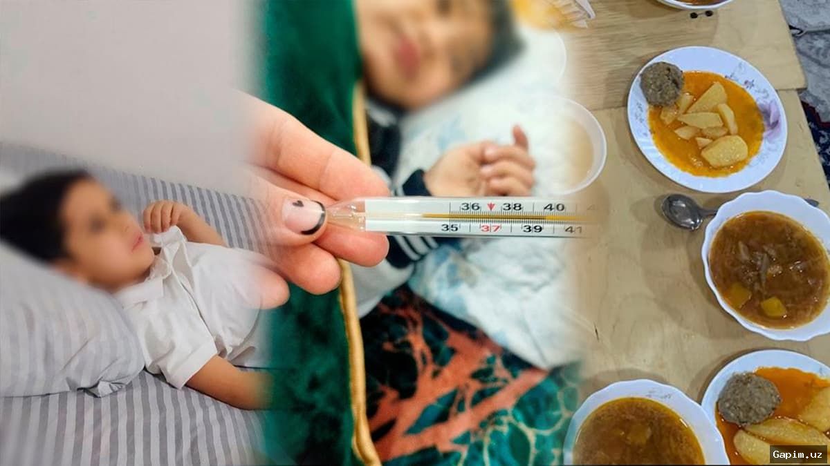 🍔🚑 Farg'ona viloyatida 57 kishi fastfuddan zaharlanib kasalxonaga yotqizildi