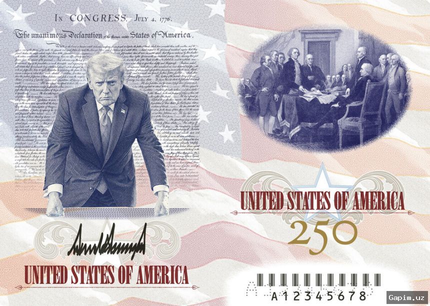 🇺🇸📜 US regime unveils new passport featuring Trump's image for 250th anniversary