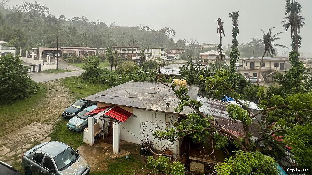 🌪️🌀 Super tayfun Bavi Guam va Shimoliy Mariana orollariga zarba bermoqda