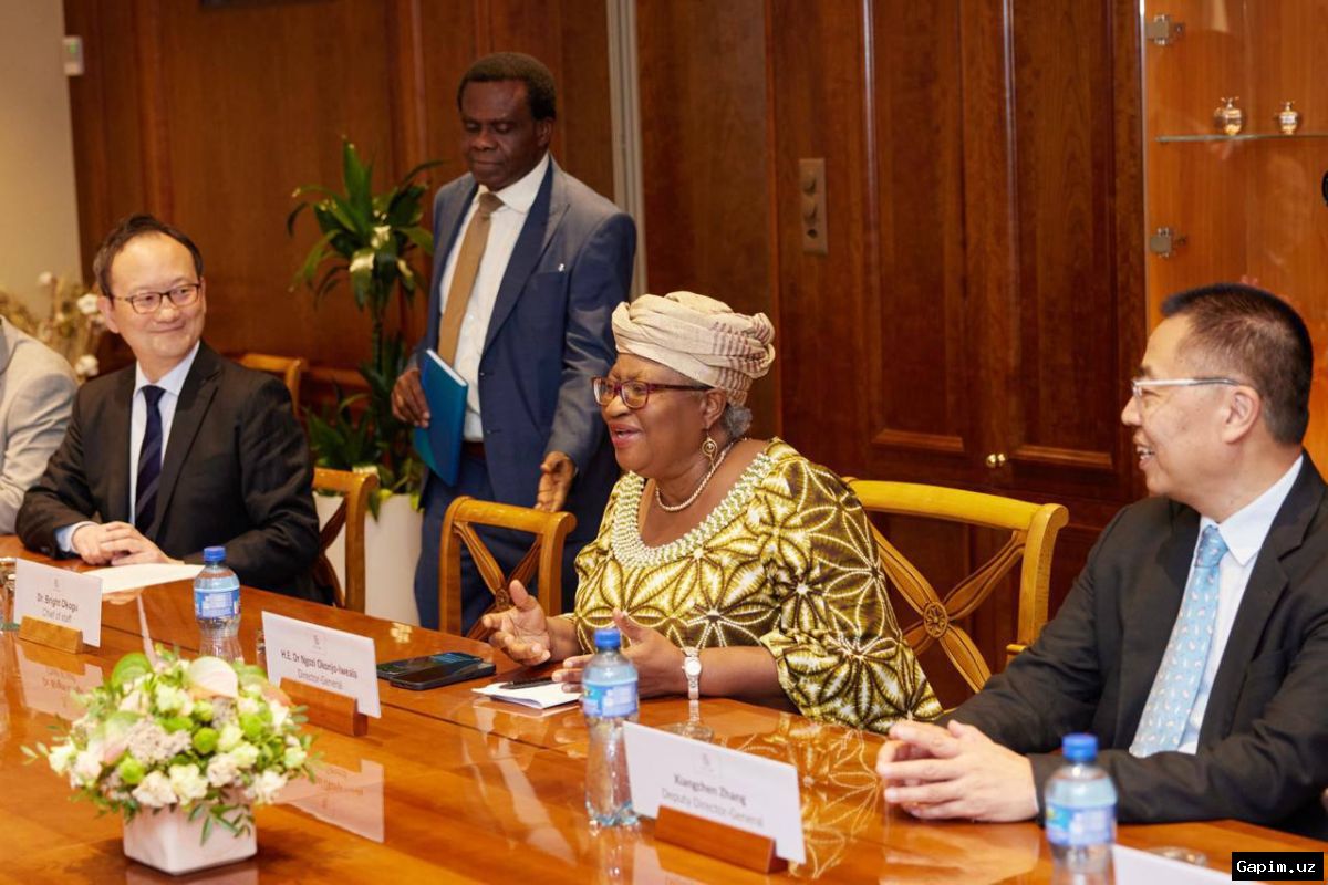 🤝🌐 Uzbekistan's WTO Accession: Saida Mirziyoyeva Meets Ngozi Okonjo-Iweala