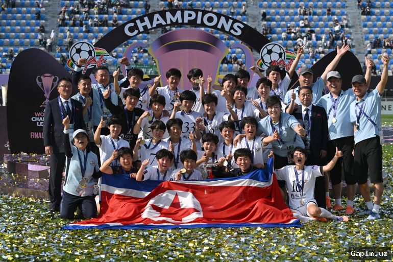 ⚽️🏆 Shimoliy Koreyaning ayollar futbol jamoasi Osiyo Chempionlar Ligasida g‘alaba qozondi