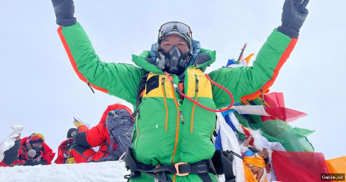🏔️🇬🇧 Британский альпинист установил рекорд, поднявшись на Эверест в 20-й раз