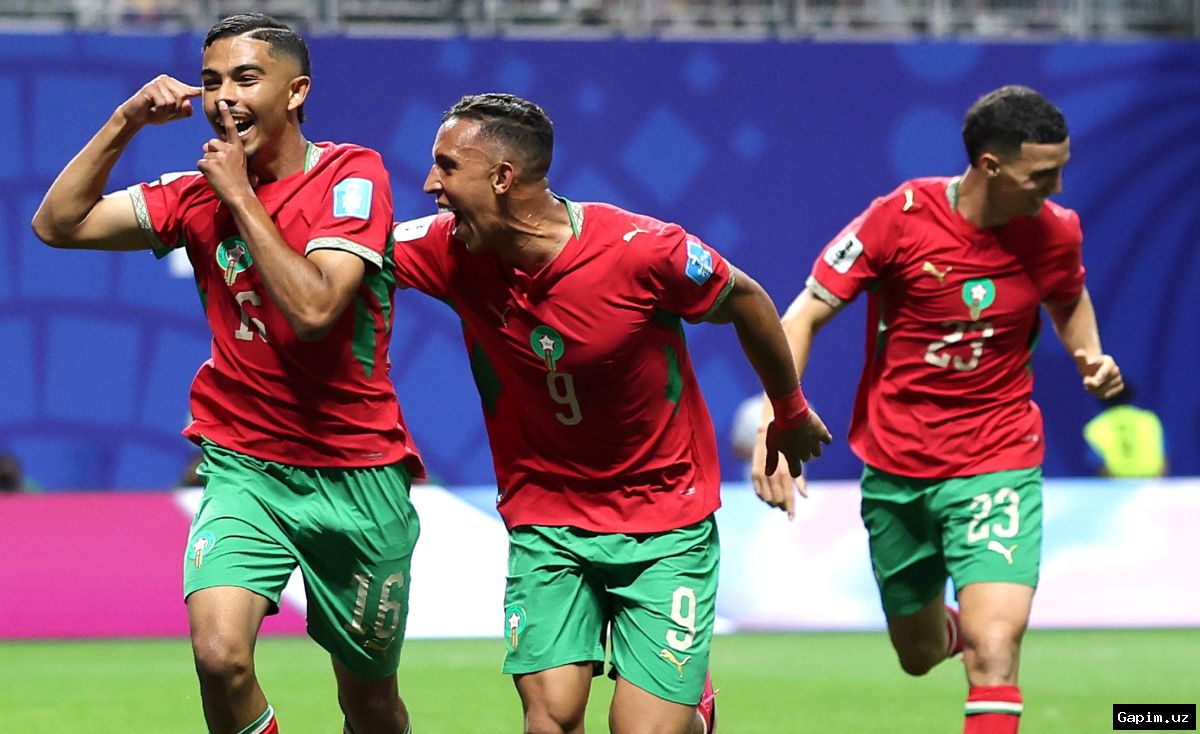 ⚽️🏆 Marokash Gaitini mag‘lub etdi, ammo guruhda ikkinchi o‘rinda qoldi