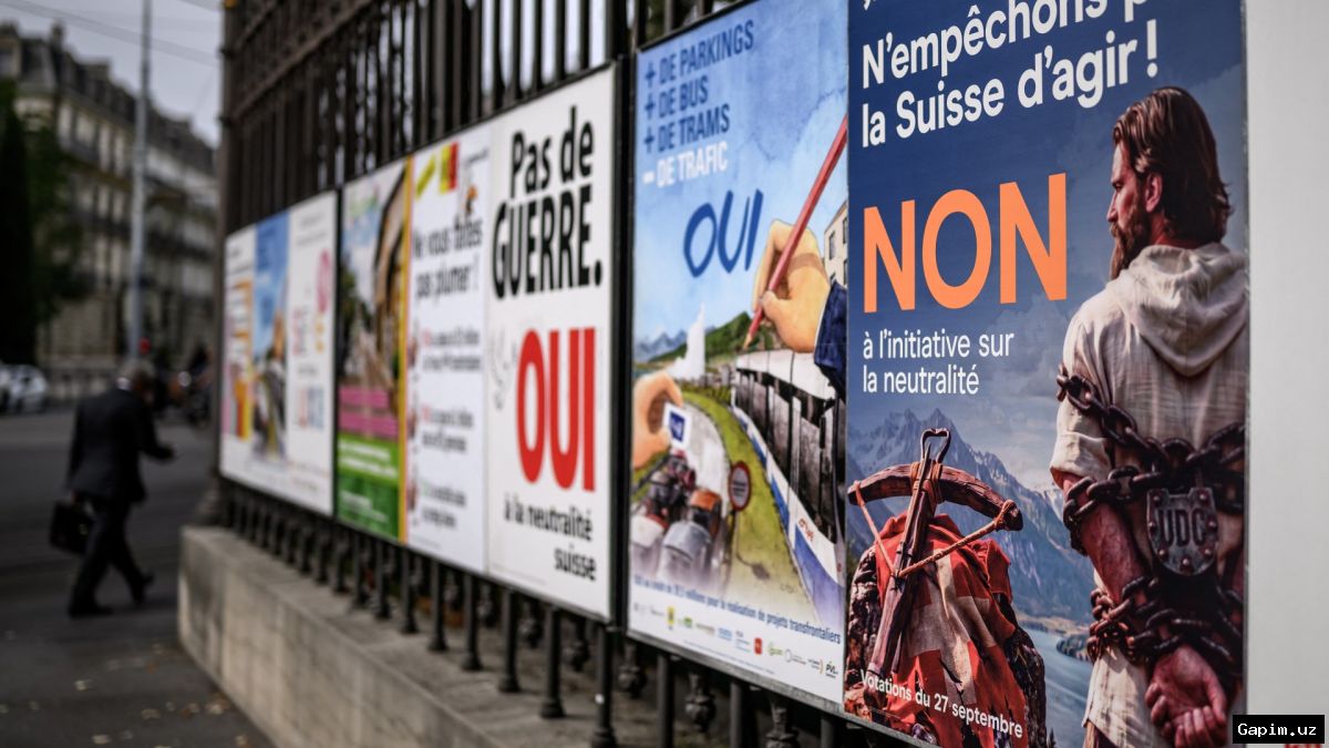 🗳️🇨🇭 Shveytsariya neytrallik bo‘yicha ovoz bermoqda: eski savol, yangi tahdidlar