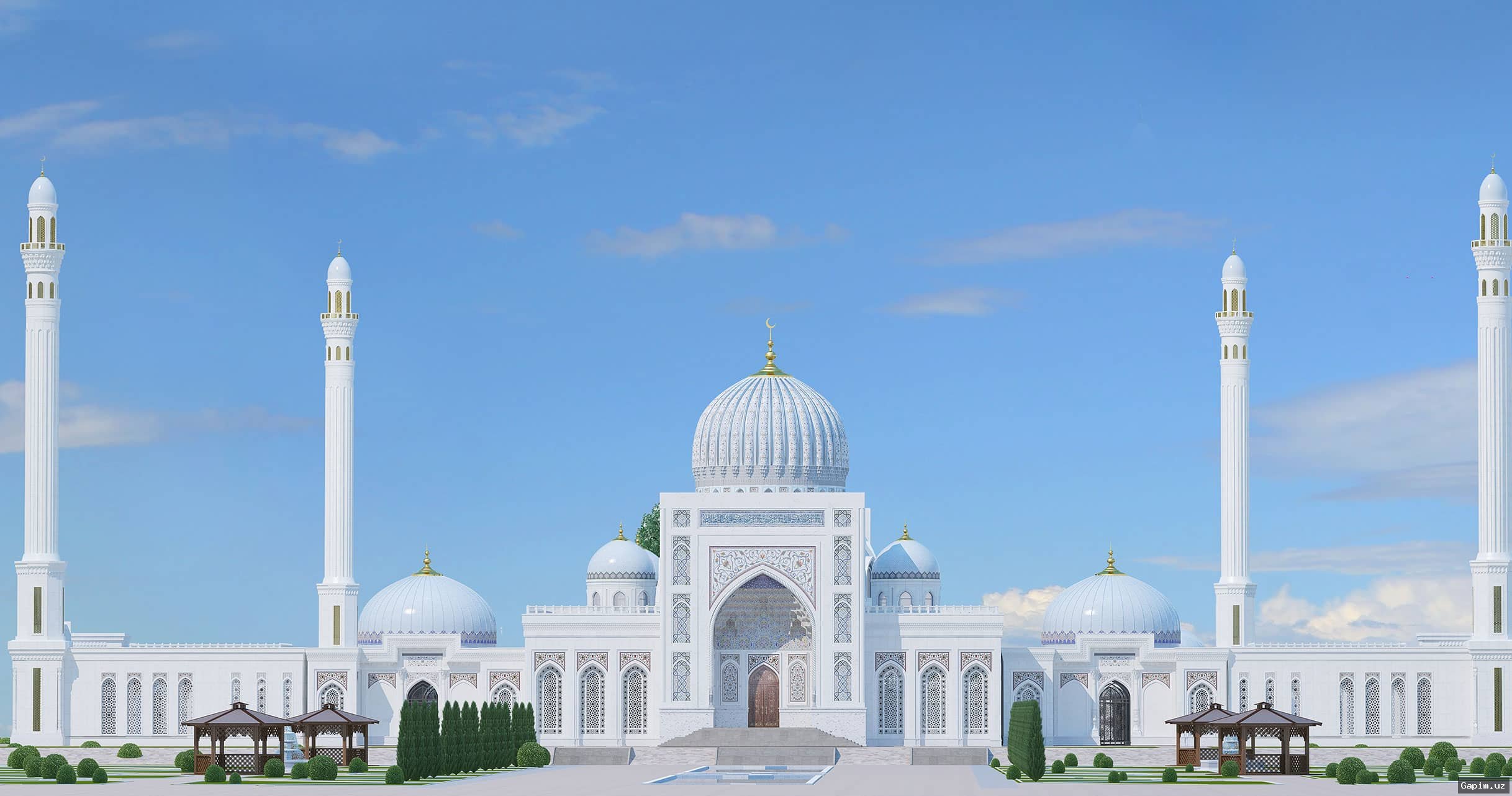 🕌🙏 Ramazon Hayiti Namozi: Samarqanddagi Imom Buxoriy Majmuasida Minglab E'tiqodlilar Dua Qildi