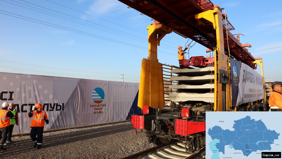 🚉🏗️ Construction of New Electrified Railway Line Launches in Tashkent Region