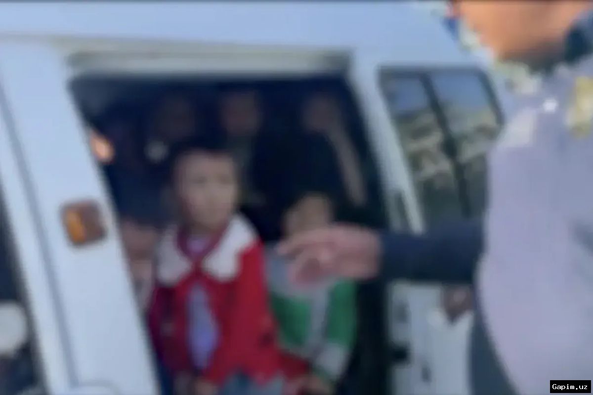 🚔👮‍♂️ Termizda bolalar bog‘chasiga olib ketilayotgan 21 nafar bola Damas salonida aniqlandi