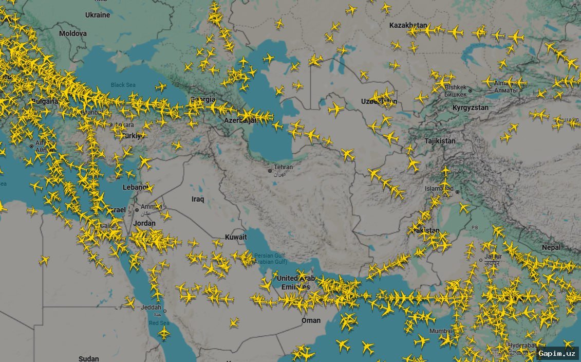 Only Return Flights from Middle East Countries to Uzbekistan Permitted