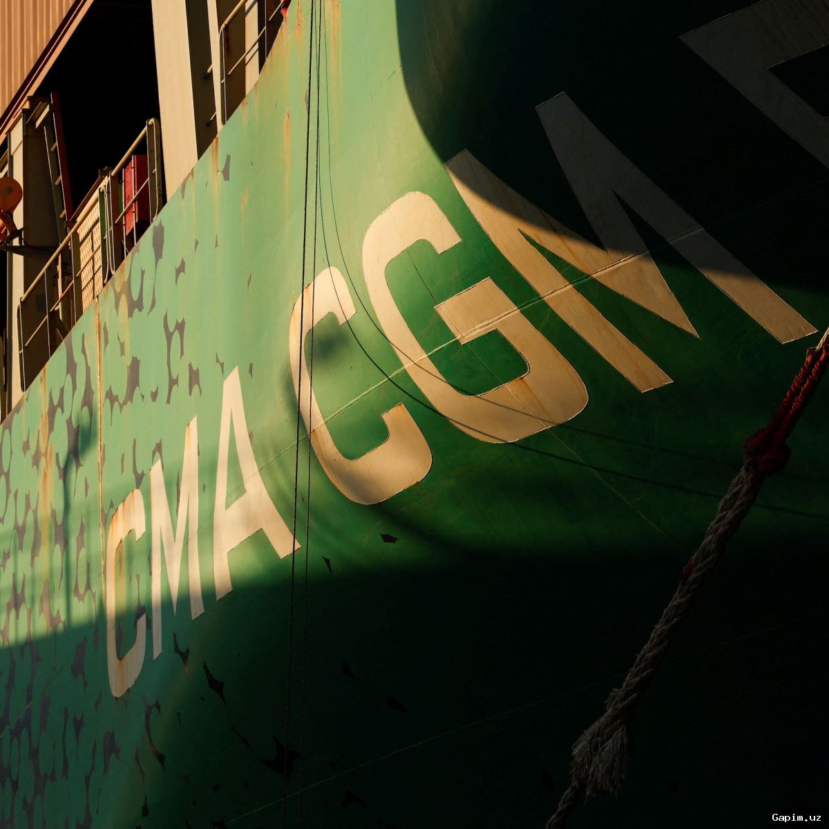 🚢🌊 Французское контейнеровоз CMA CGM впервые прошел через Ормузский пролив