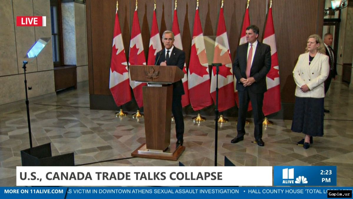 🇨🇦💥 Kanada AQShning yangi bojlariga duch keldi: Mark Karni Xitoy bojlari bo‘yicha talabni rad etdi