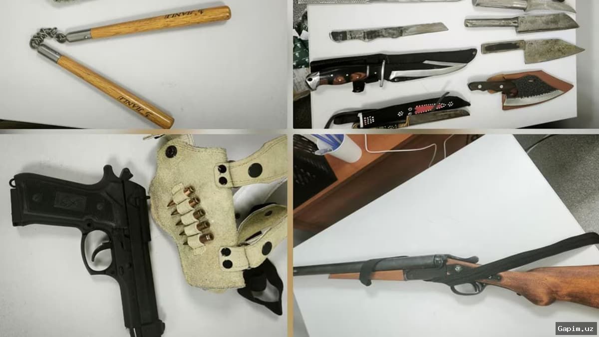 🔪🛃 Koltsovo aeroportida O‘zbekistondan kelgan yo‘lovchilardan 121 ta pichoq topildi