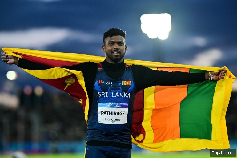 🏆🥇 Rumesh Tharanga Pathirage wins Sri Lanka's first athletics gold at Commonwealth Games
