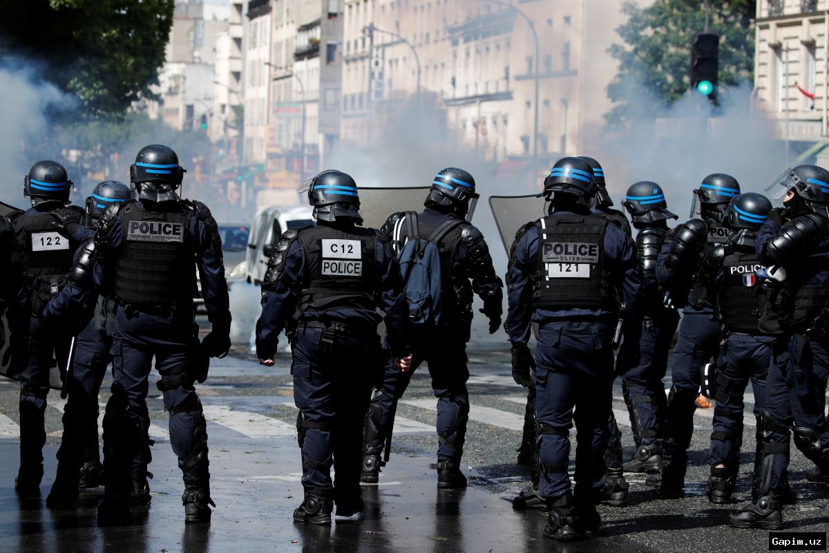 🇫🇷🚨 Во Франции прошли протесты против законопроекта о защите полиции