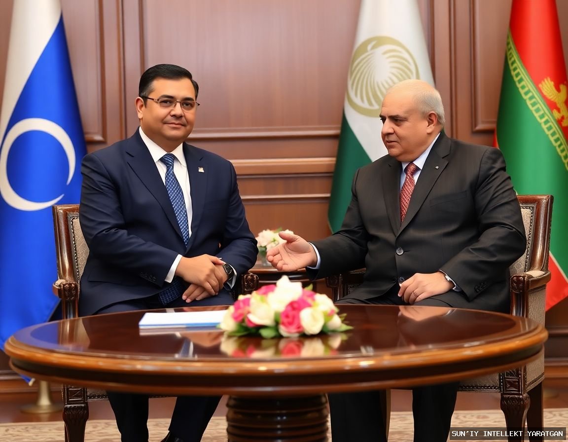 Uzbek Prime Minister Abdulla Aripov Meets with Tajik President Emomali Rahmon