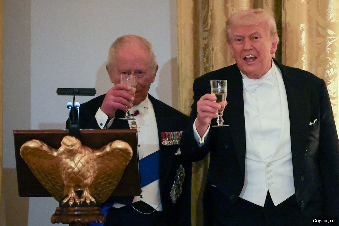 🍷👑 Tramp qirol va qirolicha sharafiga Buyuk Britaniyadan viski importiga bojni bekor qildi
