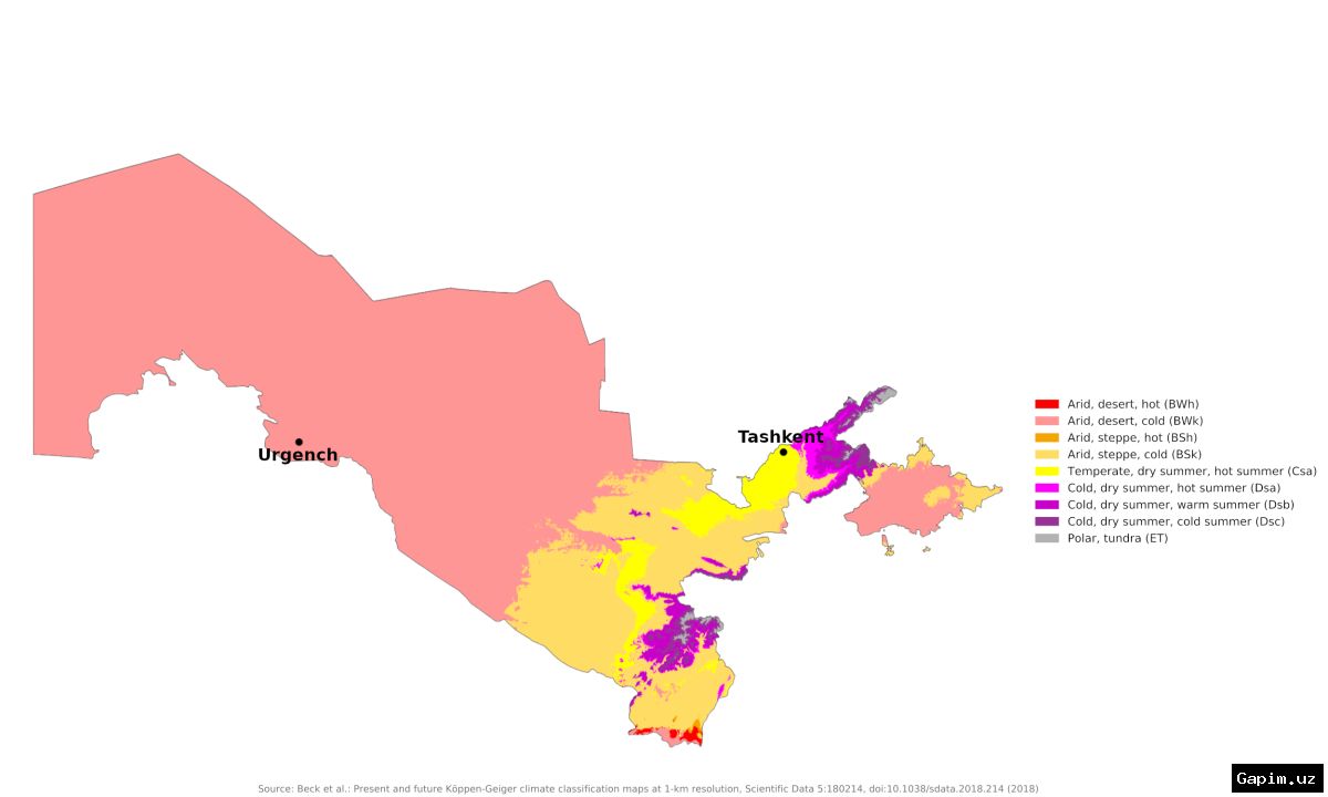 🌡️🌪️ Погода в Узбекистане на неделю: Резкий переход от жары к похолоданию и сильным ветрам