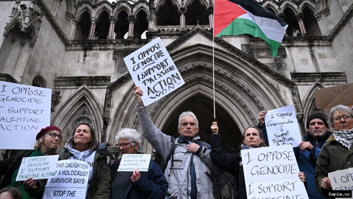 ⚖️🏛️ Britaniya Apellyatsiya sudi Falastin Action guruhini terrorchi tashkilot deb topishni qonuniy deb hisobladi