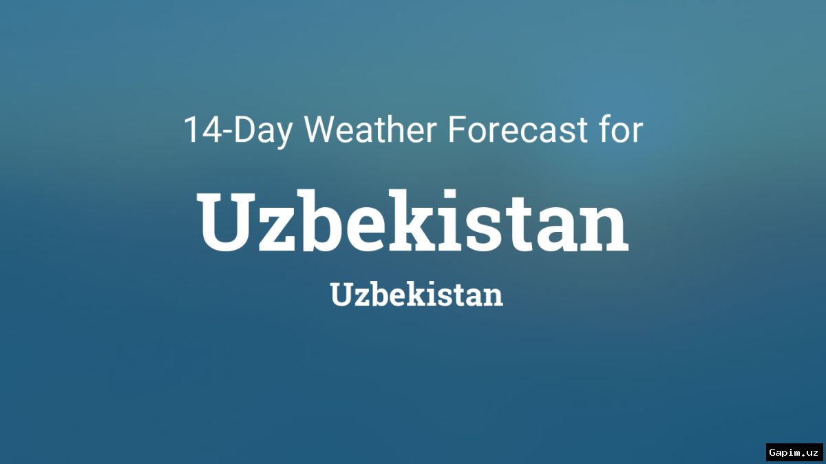 🌤️🌧️ Погода в Узбекистане на выходные: Ожидаются дожди и ветер