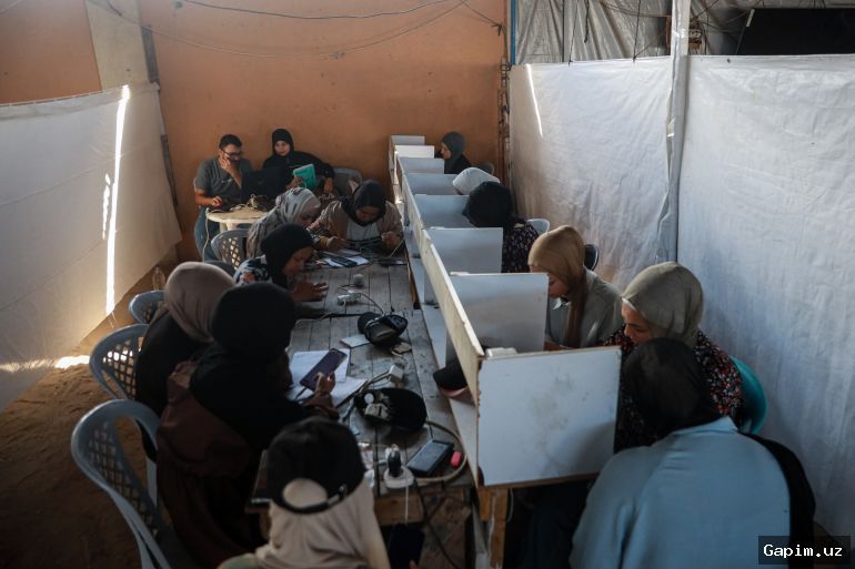 🎓🏕️ Gaza teen Dana Shabat: Taking exams amid war, loss, and a tent