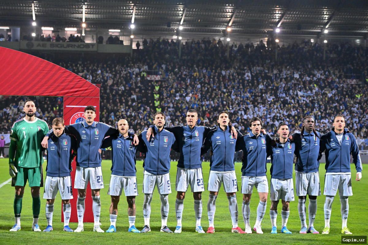 ⚽️😔 Italiya futboli yana bir bor jahon chempionatiga chiqa olmadi