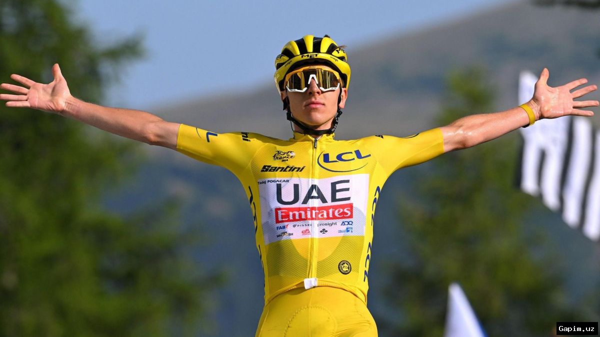 🚴‍♂️🏆 Тадей Погачар в пятый раз выиграл «Тур де Франс»